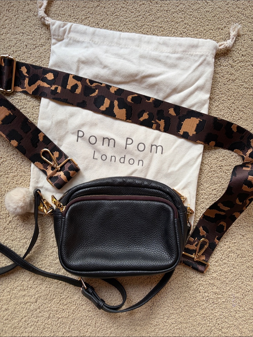 Pom Pom London Crossbody Bag